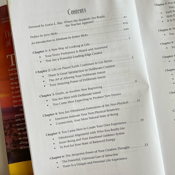 The Amazing Power of Deliberate Intent Book by Abraham Hicks - Picture 3 of 12